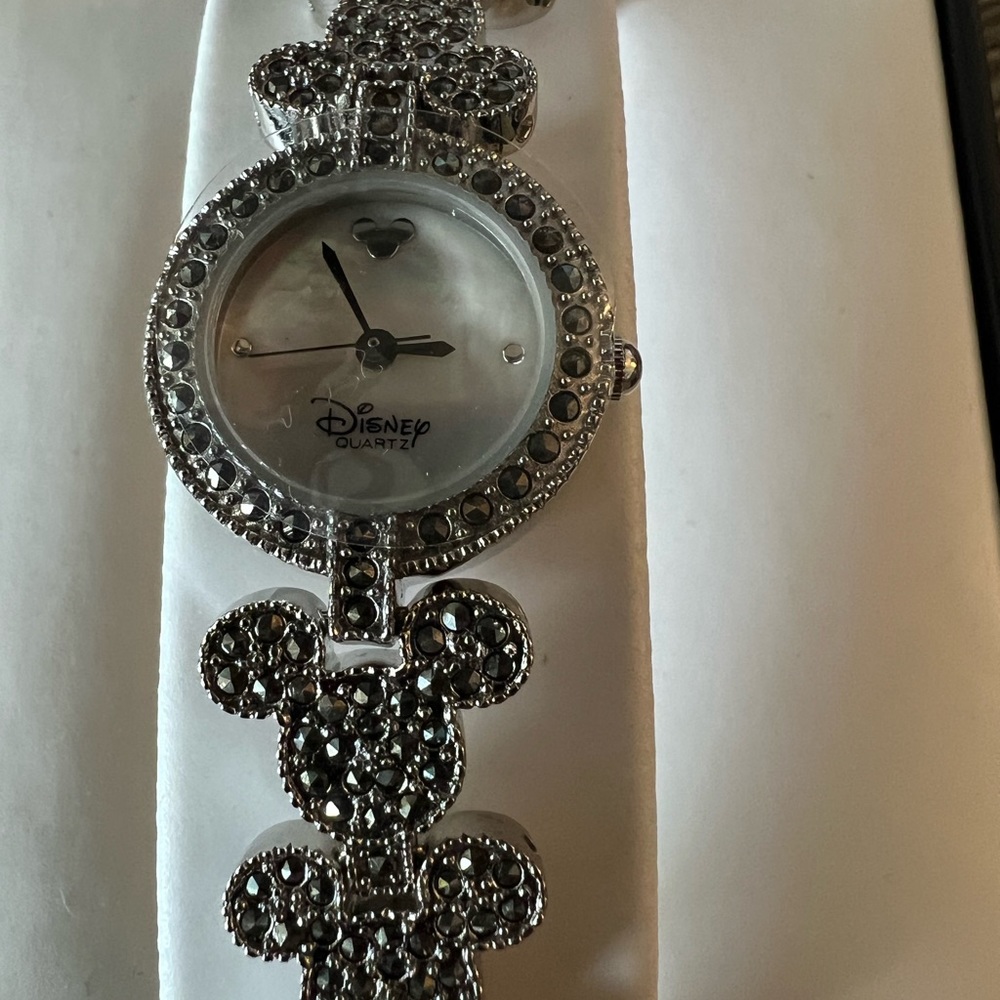 Ladies Silver Disney Watch